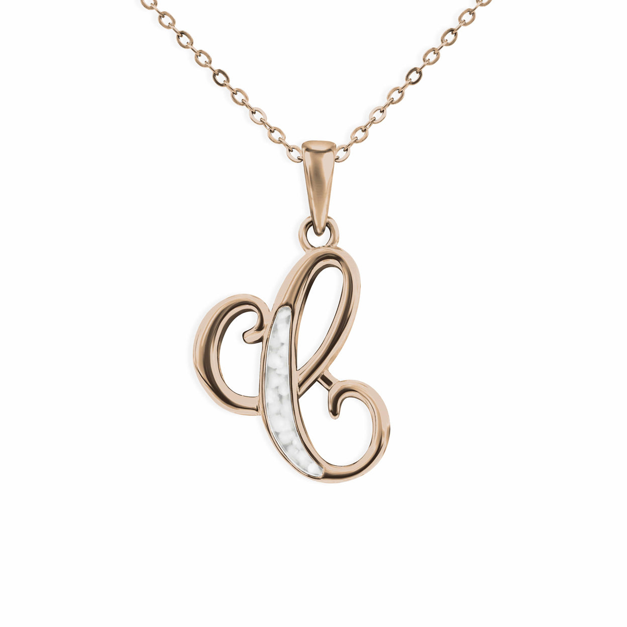 Load image into Gallery viewer, EverWith Alphabet Memorial Ashes Pendant - Letter C