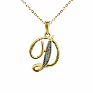 EverWith Alphabet Memorial Ashes Pendant - Letter D