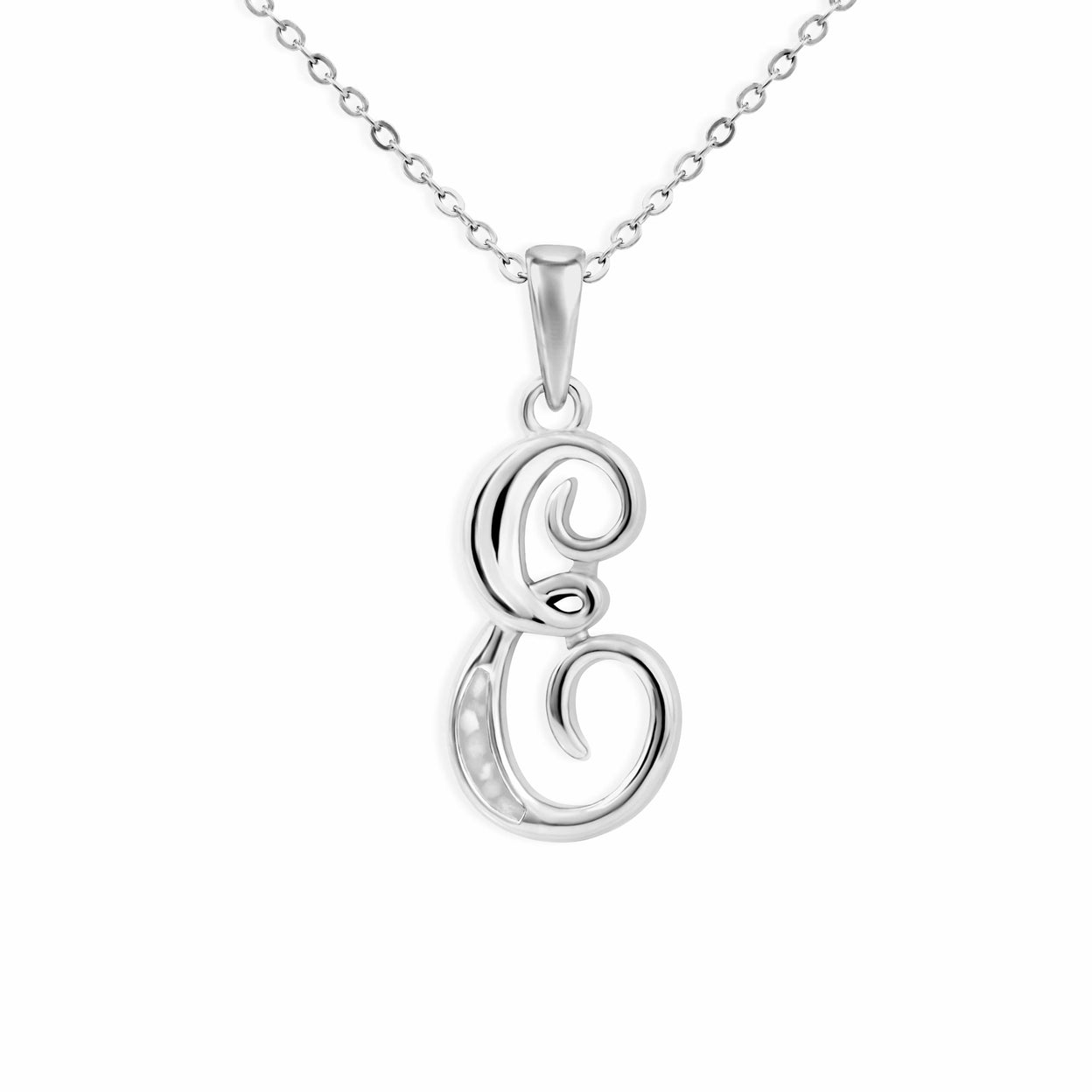 Load image into Gallery viewer, EverWith Alphabet Memorial Ashes Pendant - Letter E