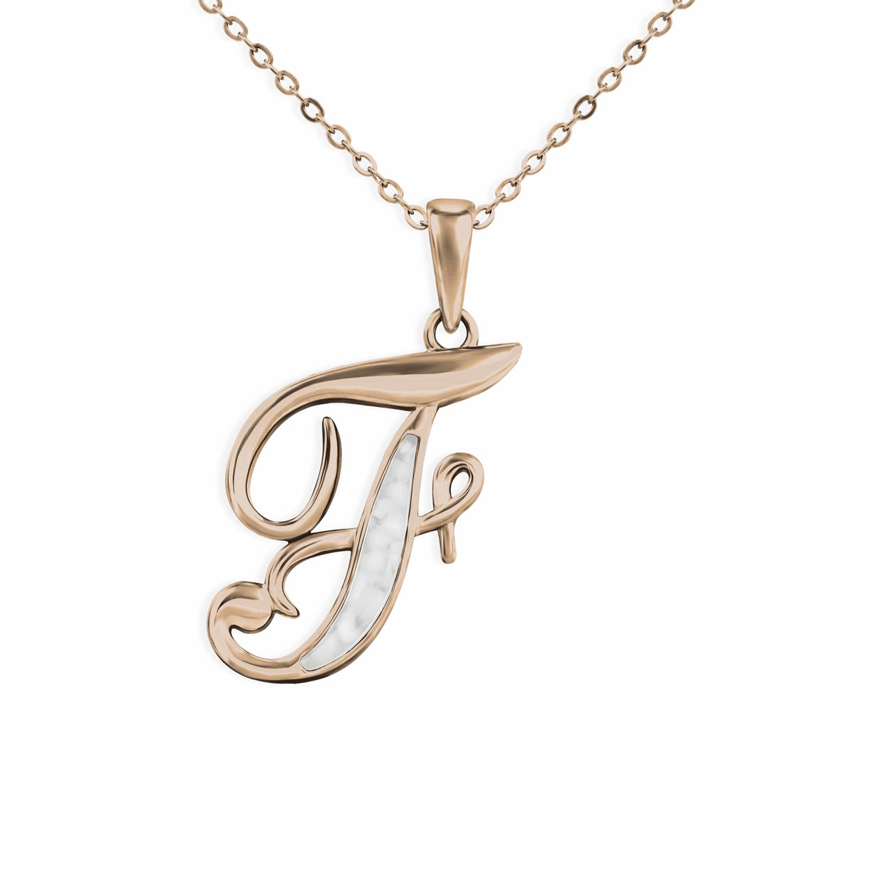 Load image into Gallery viewer, EverWith Alphabet Memorial Ashes Pendant - Letter F