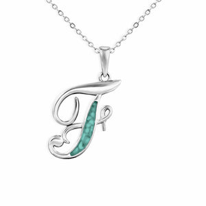 EverWith Alphabet Memorial Ashes Pendant - Letter F