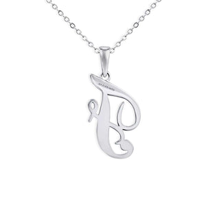 EverWith Alphabet Memorial Ashes Pendant - Letter F