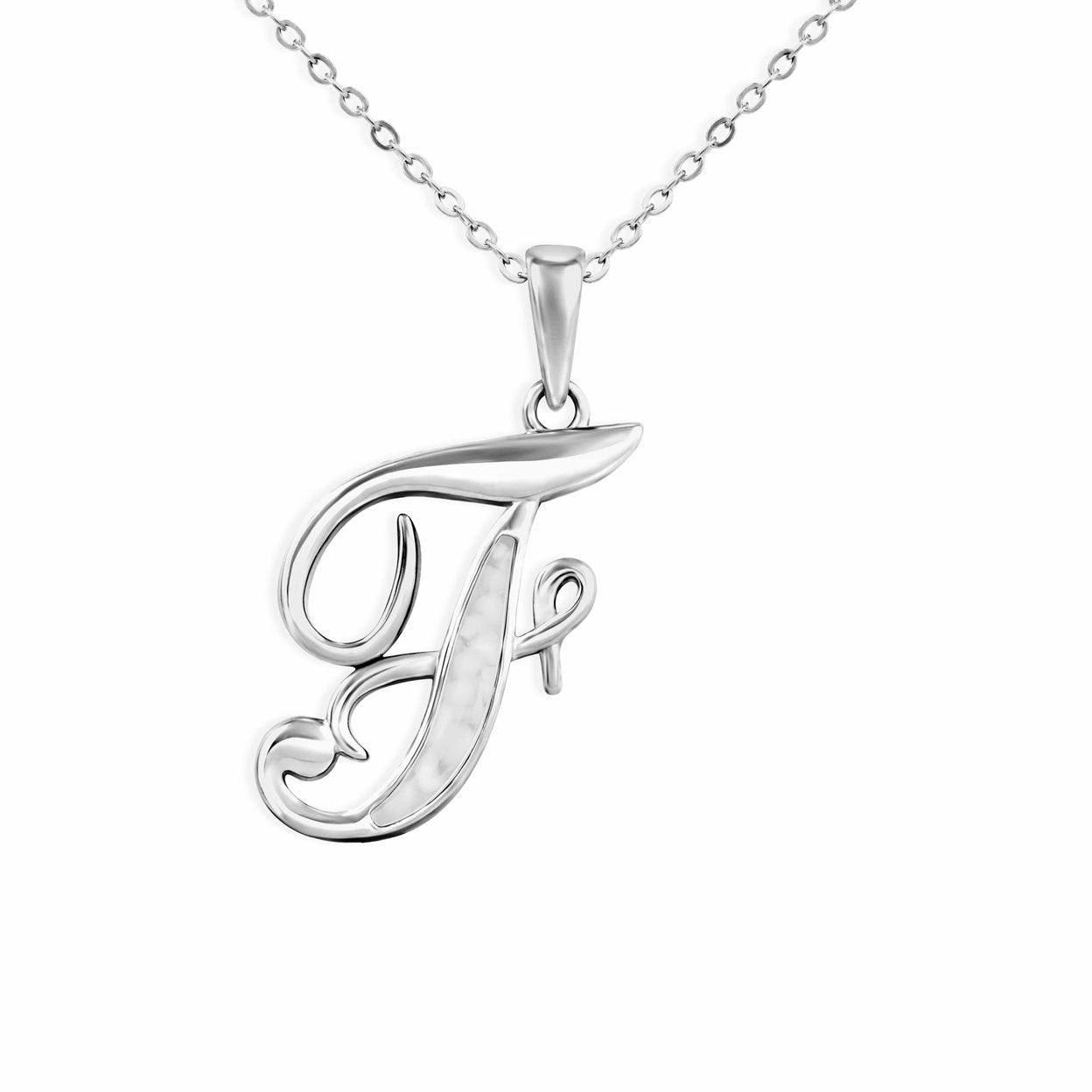 Load image into Gallery viewer, EverWith Alphabet Memorial Ashes Pendant - Letter F