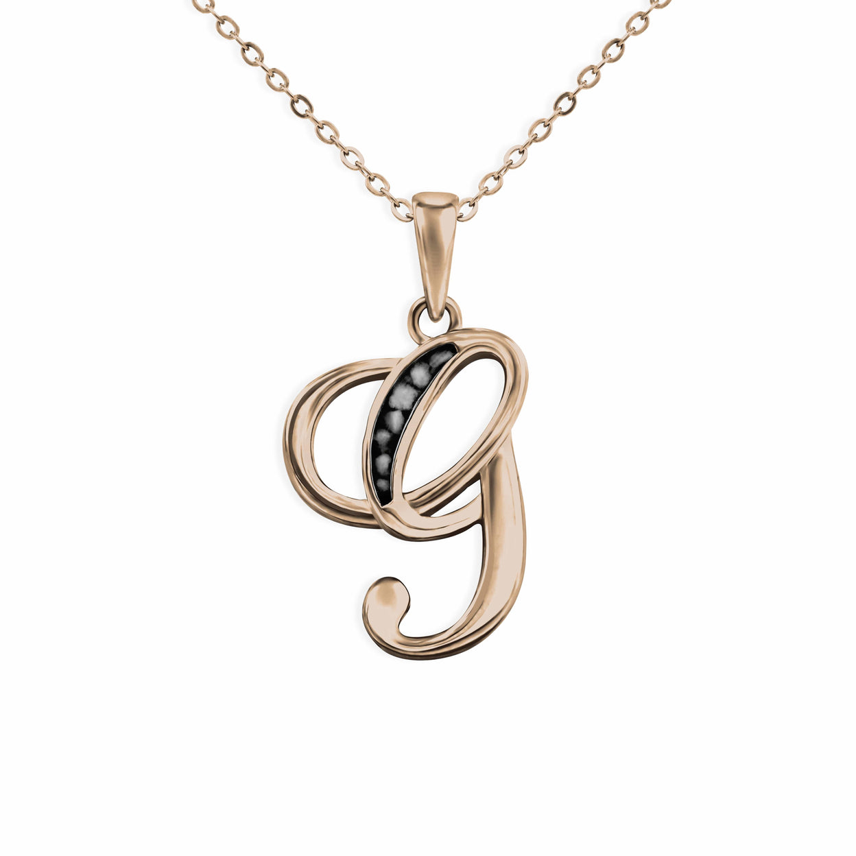 Load image into Gallery viewer, EverWith Alphabet Memorial Ashes Pendant - Letter G