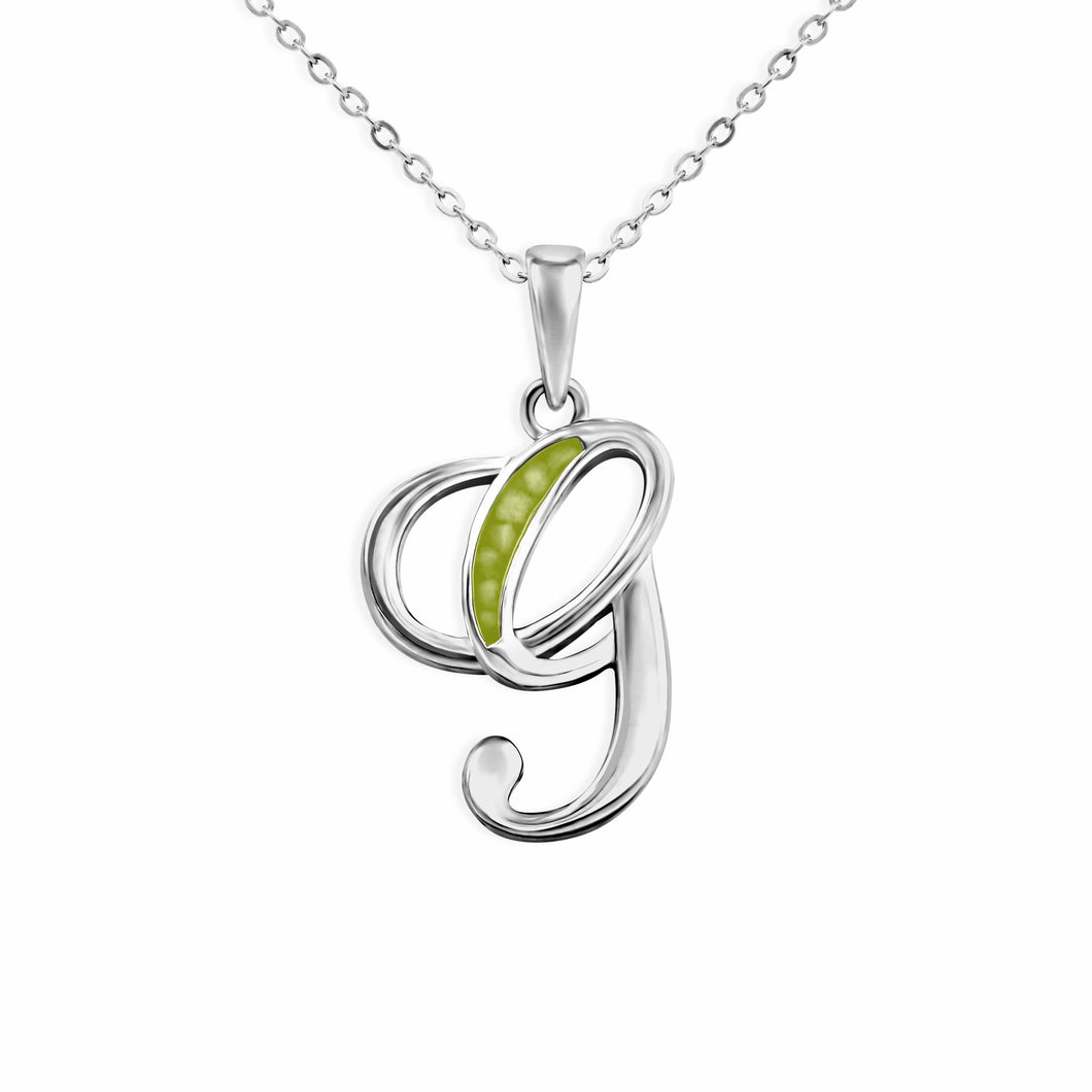 EverWith Alphabet Memorial Ashes Pendant - Letter G