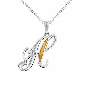 EverWith Alphabet Memorial Ashes Pendant - Letter H