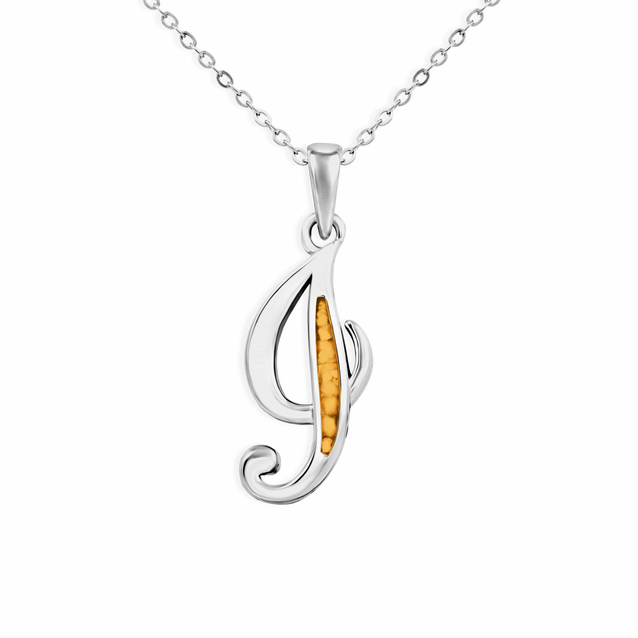 Load image into Gallery viewer, EverWith Alphabet Memorial Ashes Pendant - Letter I