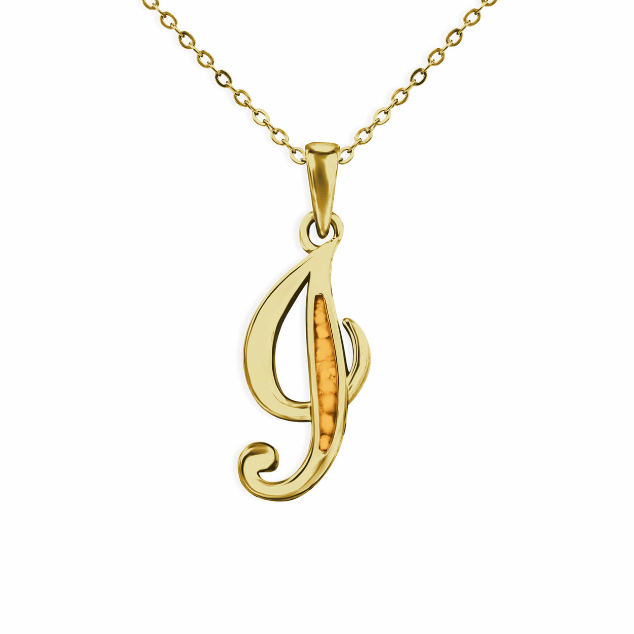 Load image into Gallery viewer, EverWith Alphabet Memorial Ashes Pendant - Letter I