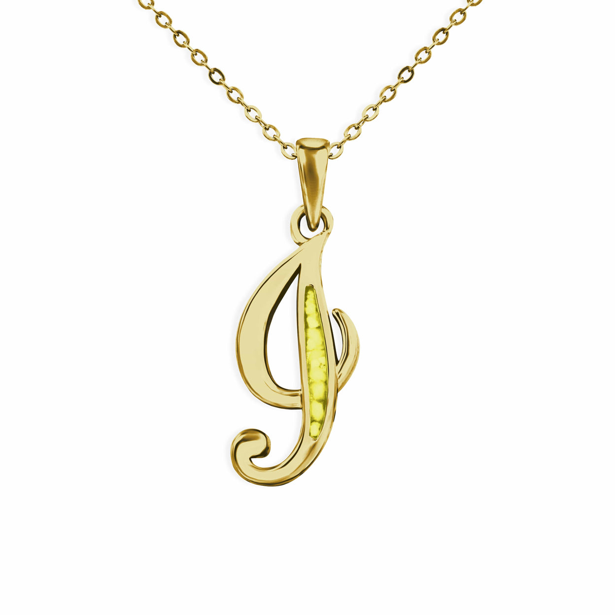 Load image into Gallery viewer, EverWith Alphabet Memorial Ashes Pendant - Letter I