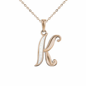 EverWith Alphabet Memorial Ashes Pendant - Letter K