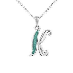 EverWith Alphabet Memorial Ashes Pendant - Letter K