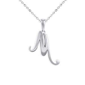 EverWith Alphabet Memorial Ashes Pendant - Letter M