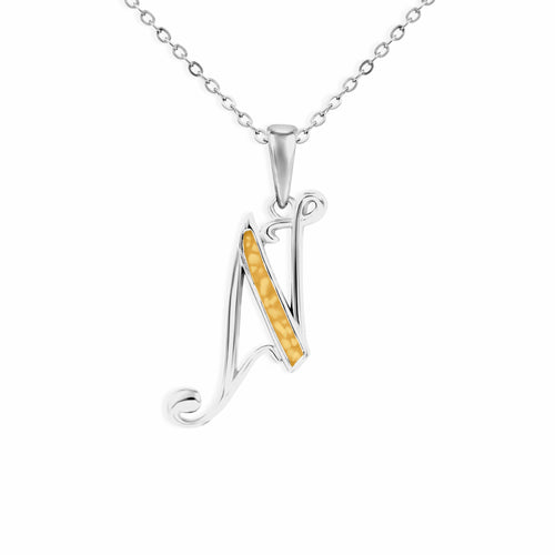 EverWith Alphabet Memorial Ashes Pendant - Letter N