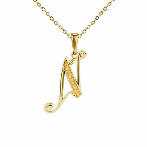 EverWith Alphabet Memorial Ashes Pendant - Letter N