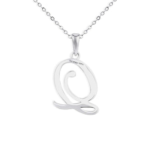 EverWith Alphabet Memorial Ashes Pendant - Letter Q