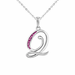 EverWith Alphabet Memorial Ashes Pendant - Letter Q