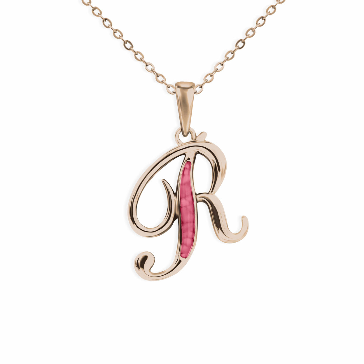 Load image into Gallery viewer, EverWith Alphabet Memorial Ashes Pendant - Letter R