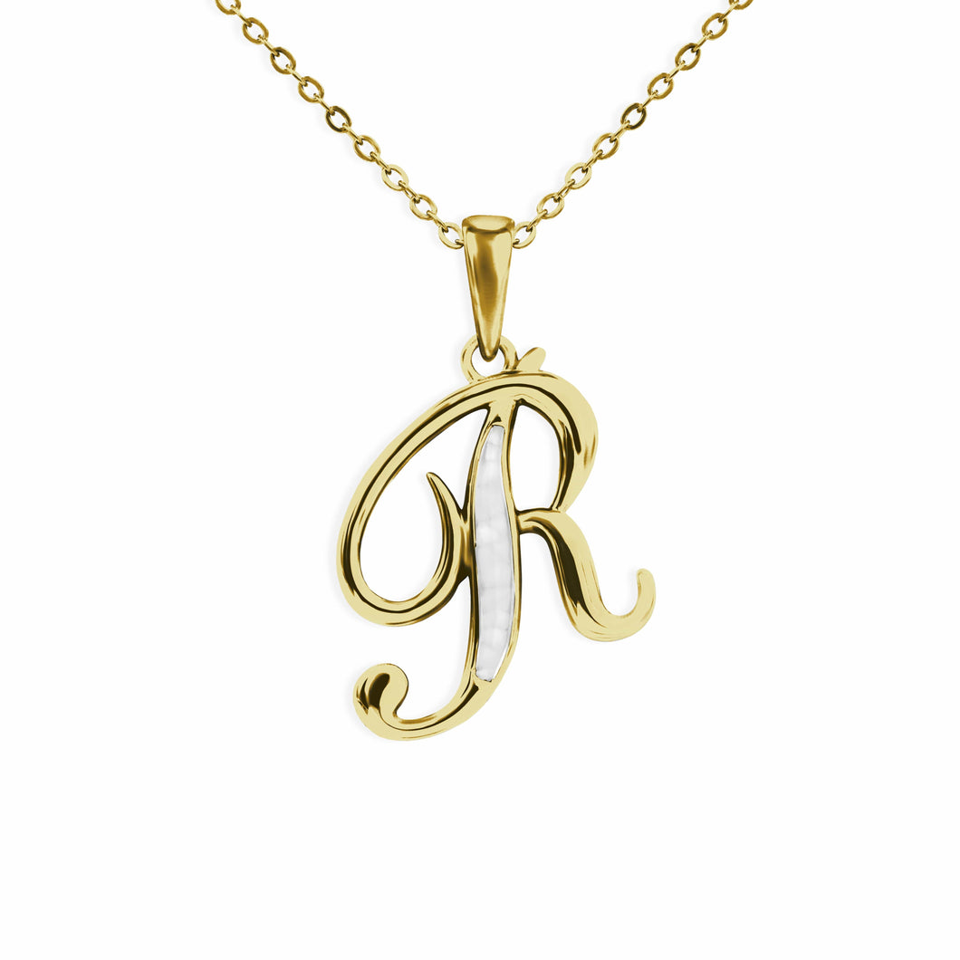 EverWith Alphabet Memorial Ashes Pendant - Letter R