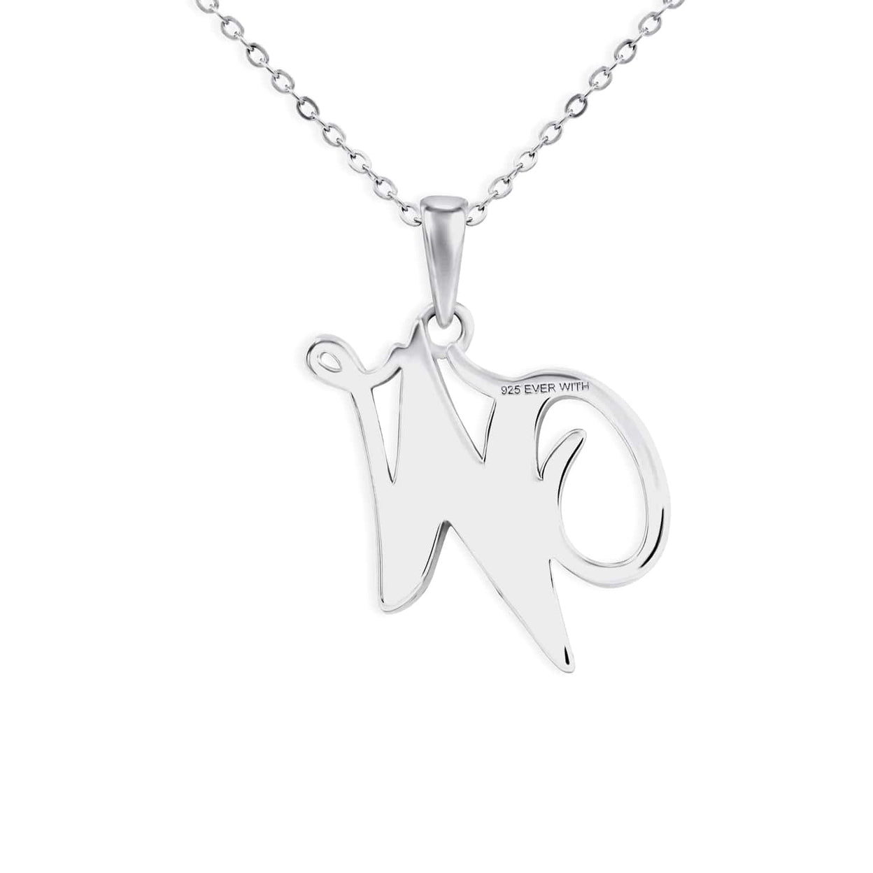 Load image into Gallery viewer, EverWith Alphabet Memorial Ashes Pendant - Letter W