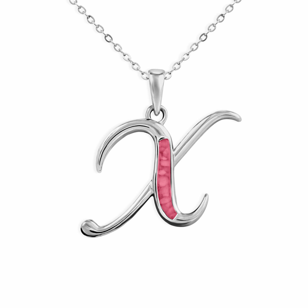 Load image into Gallery viewer, EverWith Alphabet Memorial Ashes Pendant - Letter X