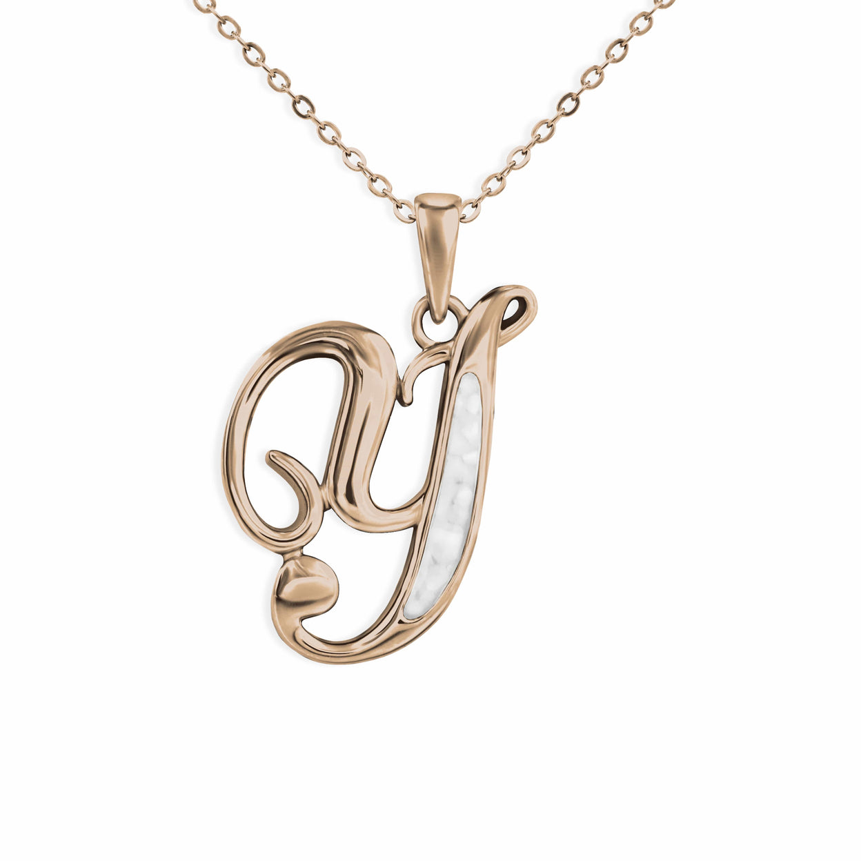 Load image into Gallery viewer, EverWith Alphabet Memorial Ashes Pendant - Letter Y