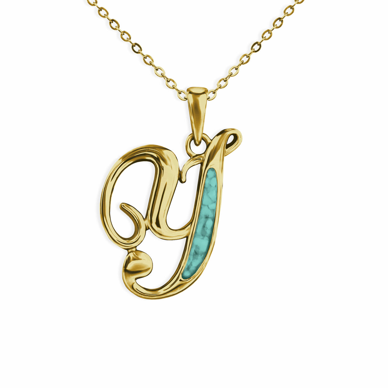 Load image into Gallery viewer, EverWith Alphabet Memorial Ashes Pendant - Letter Y