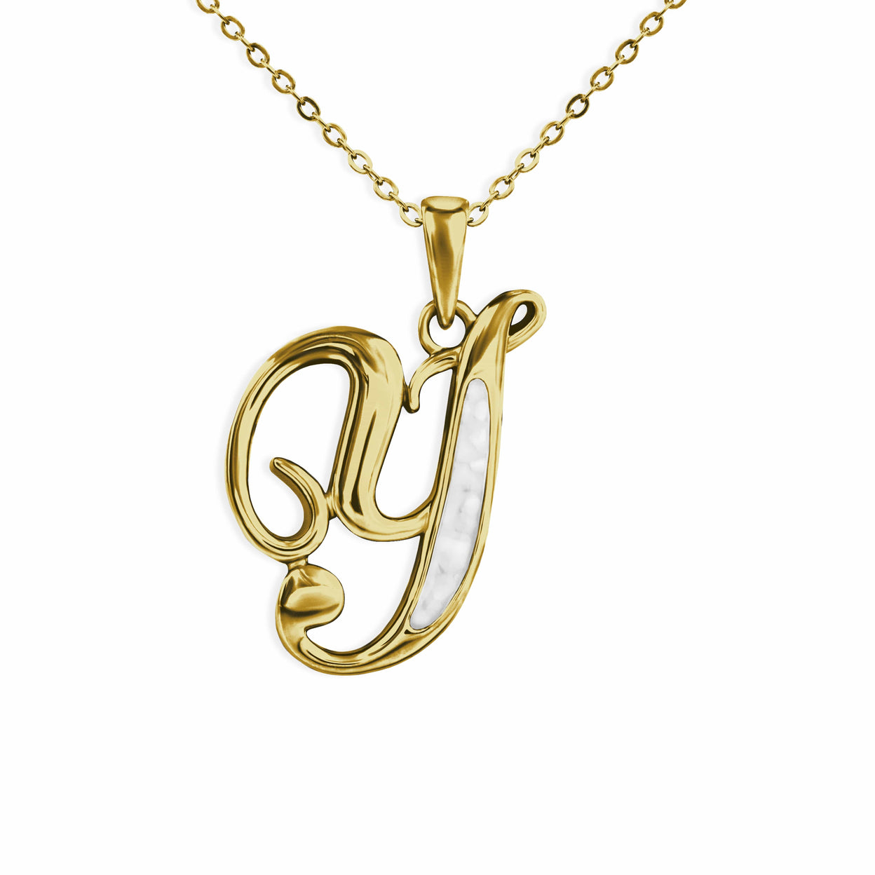 Load image into Gallery viewer, EverWith Alphabet Memorial Ashes Pendant - Letter Y