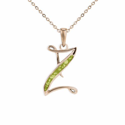 EverWith Alphabet Memorial Ashes Pendant - Letter Z