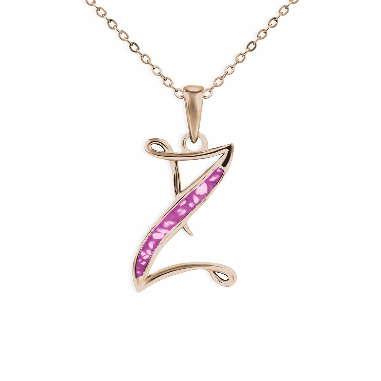 Load image into Gallery viewer, EverWith Alphabet Memorial Ashes Pendant - Letter Z