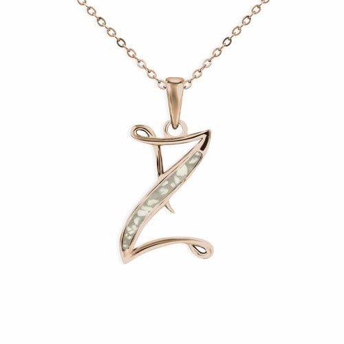 EverWith Alphabet Memorial Ashes Pendant - Letter Z