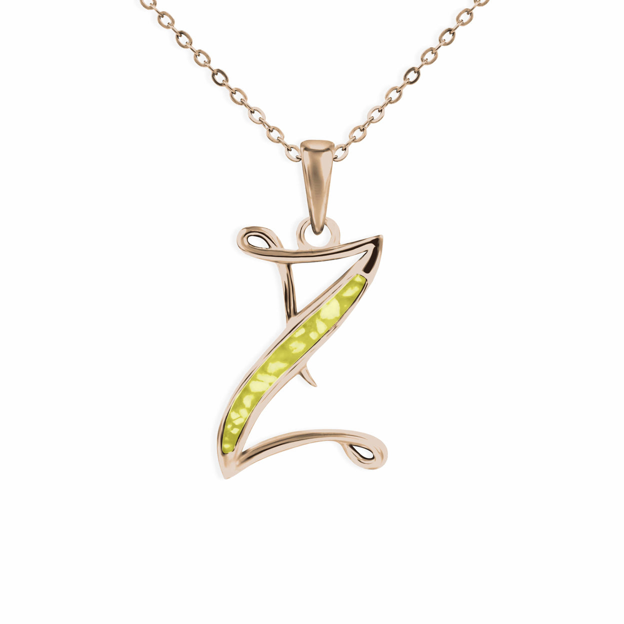 Load image into Gallery viewer, EverWith Alphabet Memorial Ashes Pendant - Letter Z