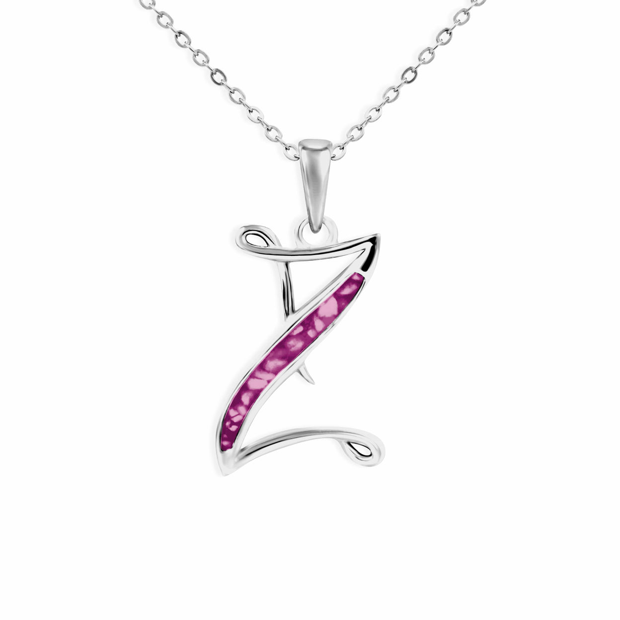 Load image into Gallery viewer, EverWith Alphabet Memorial Ashes Pendant - Letter Z