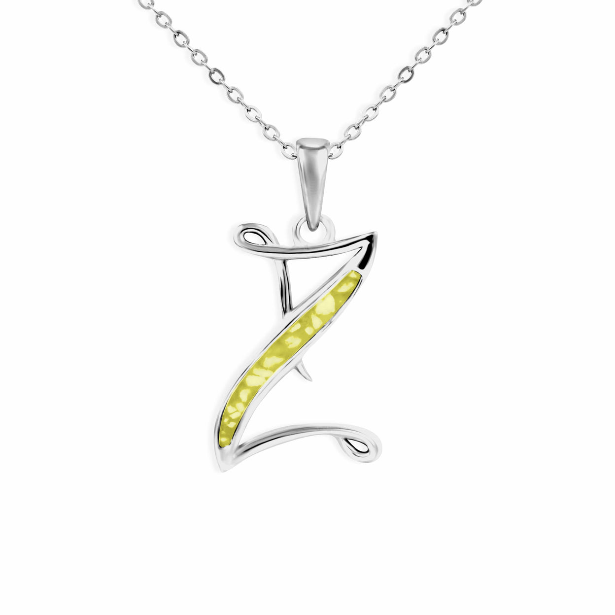 Load image into Gallery viewer, EverWith Alphabet Memorial Ashes Pendant - Letter Z