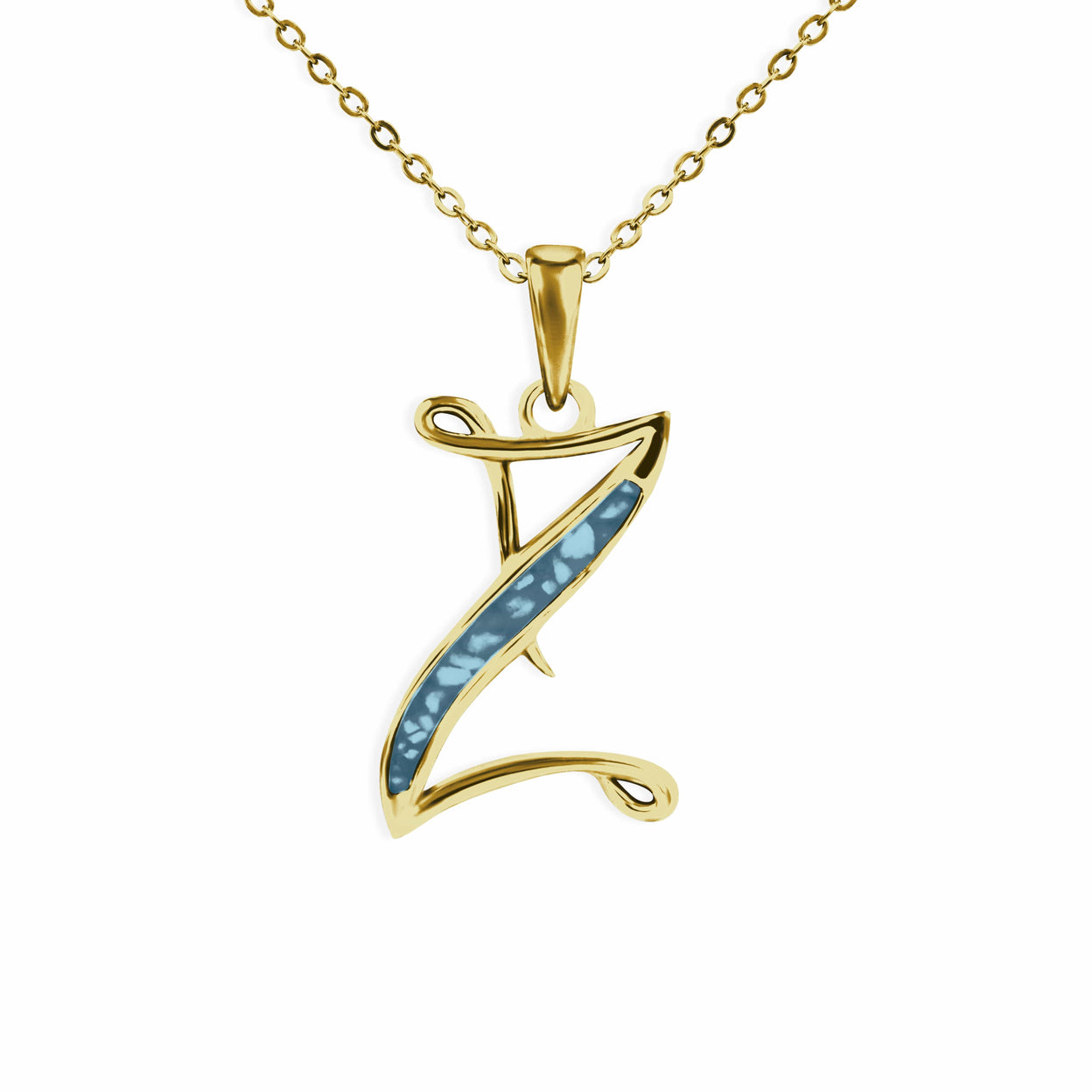 Load image into Gallery viewer, EverWith Alphabet Memorial Ashes Pendant - Letter Z