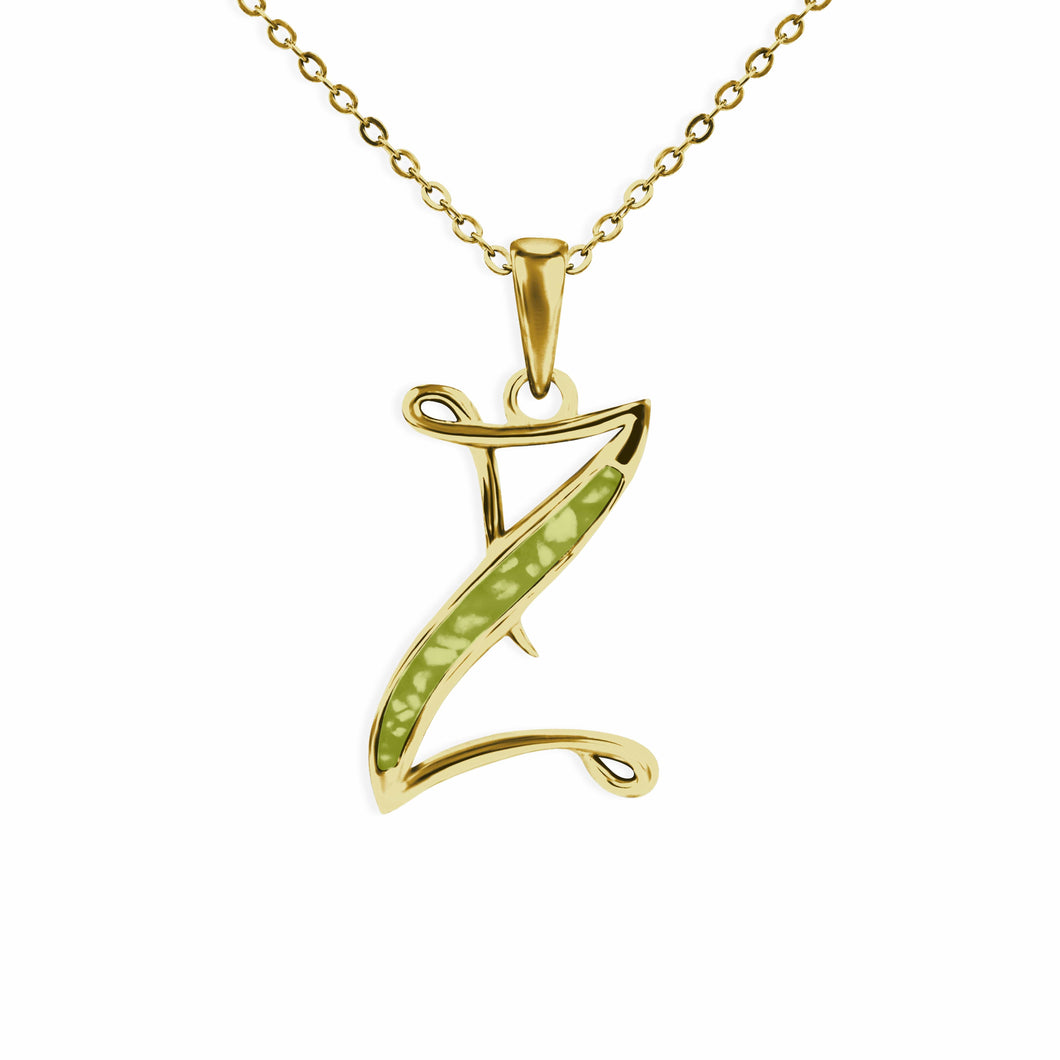 EverWith Alphabet Memorial Ashes Pendant - Letter Z