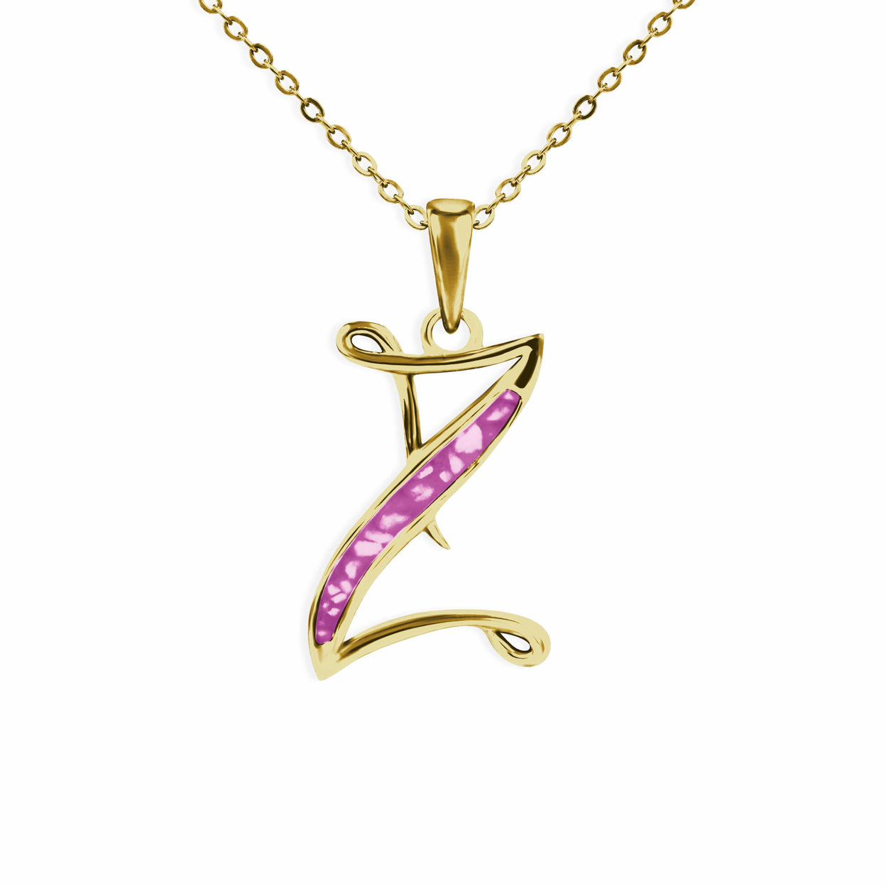 Load image into Gallery viewer, EverWith Alphabet Memorial Ashes Pendant - Letter Z