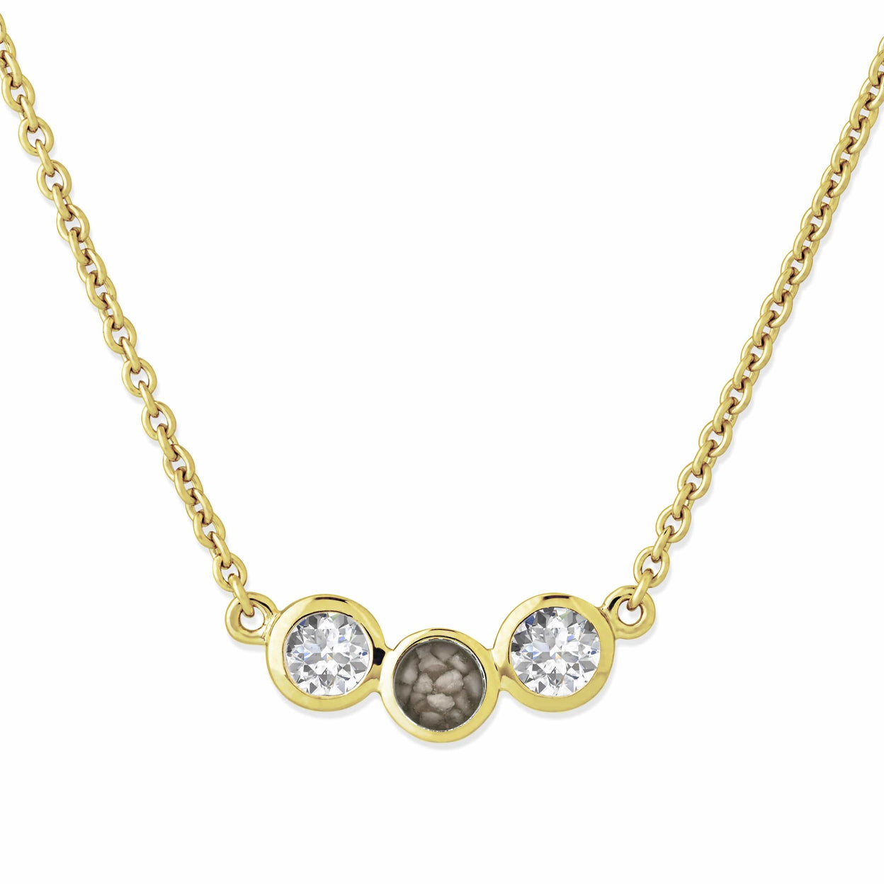 Load image into Gallery viewer, EverWith Ladies Three Of Us Memorial Ashes Necklace