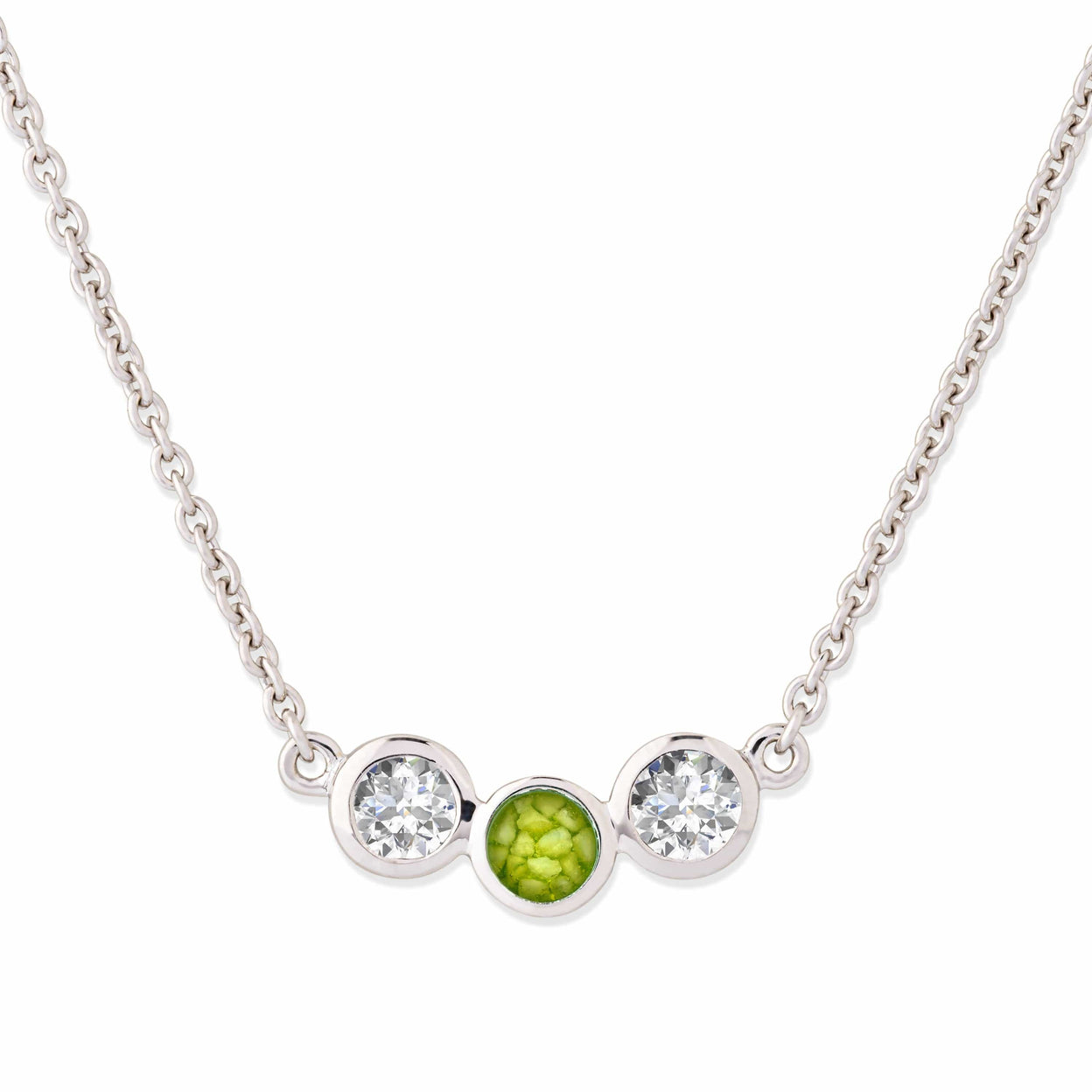 Load image into Gallery viewer, EverWith Ladies Three Of Us Memorial Ashes Necklace