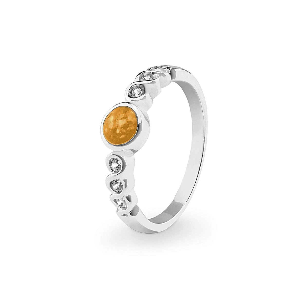 Load image into Gallery viewer, EverWith Ladies True Memorial Ashes Ring with Fine Crystals