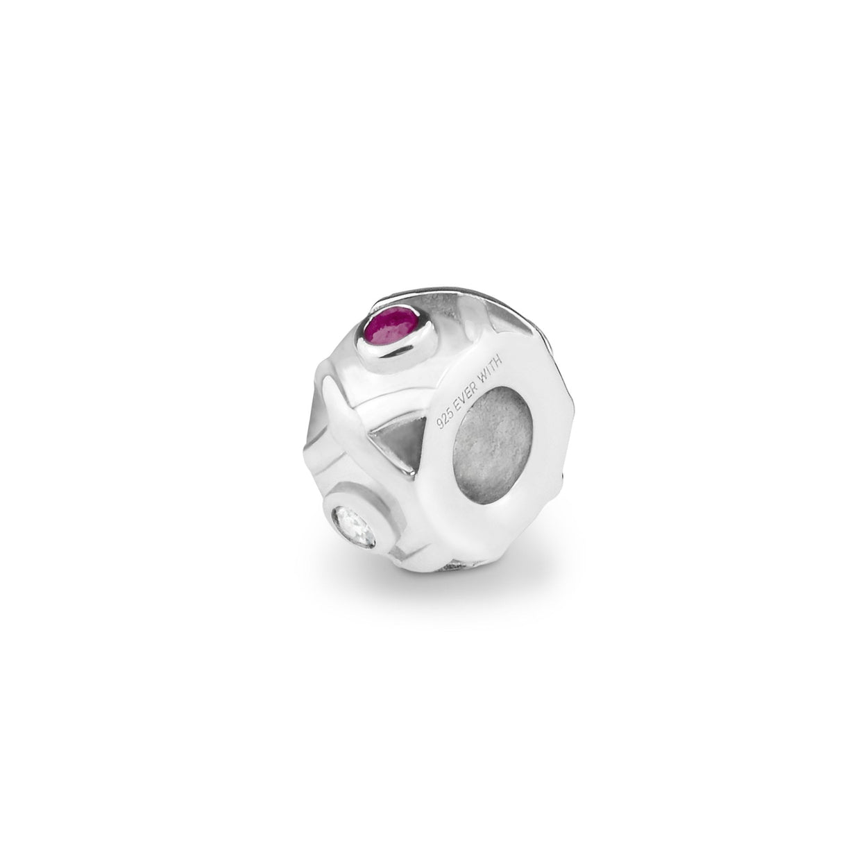 Load image into Gallery viewer, EverWith Peace Memorial Ashes Charm Bead with Fine Crystals