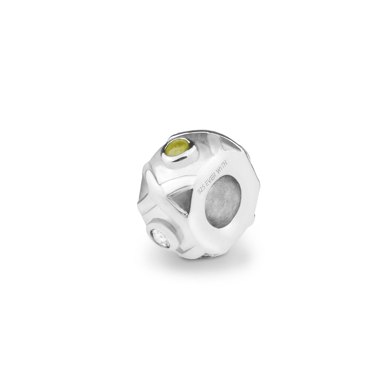 Load image into Gallery viewer, EverWith Peace Memorial Ashes Charm Bead with Fine Crystals