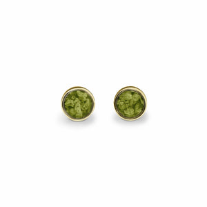 EverWith Ladies Classic Round Memorial Ashes Earrings