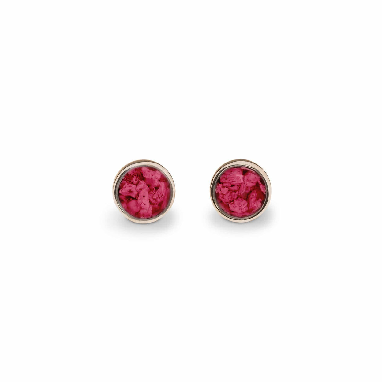 Load image into Gallery viewer, EverWith Ladies Classic Round Memorial Ashes Earrings