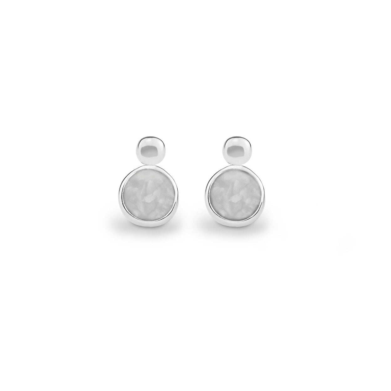 Load image into Gallery viewer, EverWith Delicate Drop Memorial Ashes Earrings