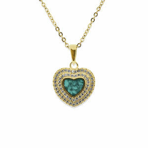 EverWith Ladies Cherish Memorial Ashes Pendant with Fine Crystals