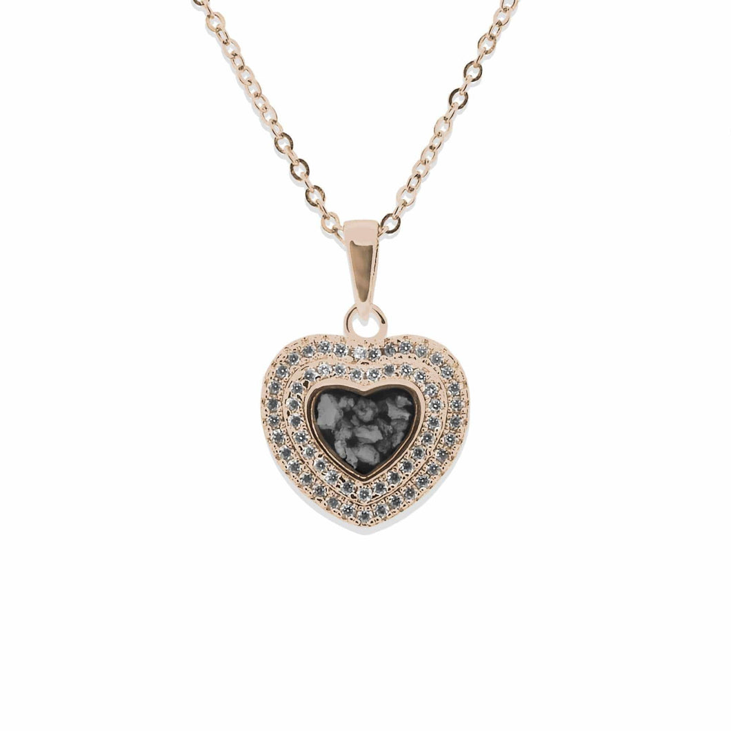 EverWith Ladies Cherish Memorial Ashes Pendant with Fine Crystals