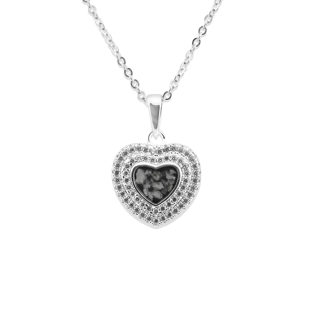 EverWith Ladies Cherish Memorial Ashes Pendant with Fine Crystals