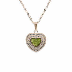 EverWith Ladies Cherish Memorial Ashes Pendant with Fine Crystals