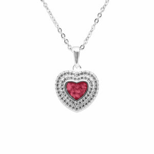 EverWith Ladies Cherish Memorial Ashes Pendant with Fine Crystals