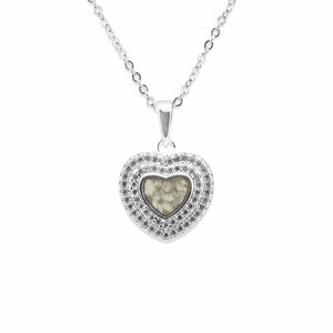 EverWith Ladies Cherish Memorial Ashes Pendant with Fine Crystals